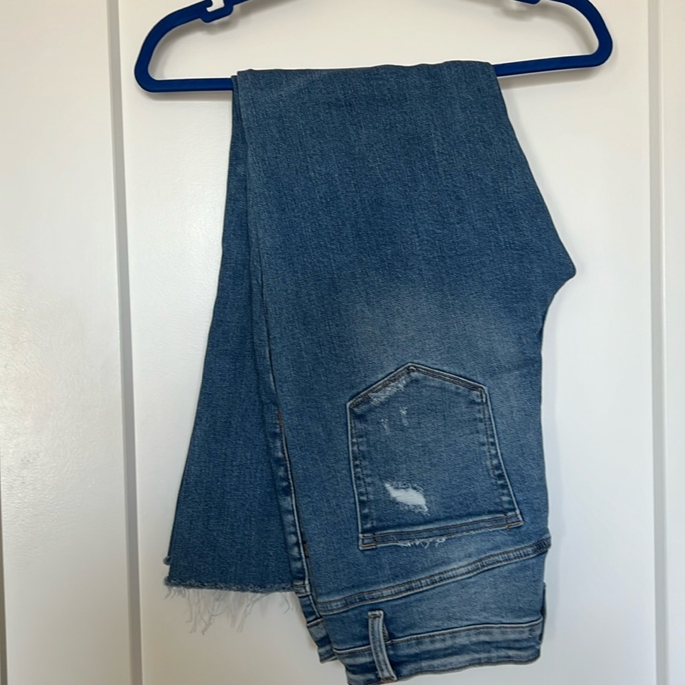 Vervet Denim Blue Jeans 31 Distressed Flair